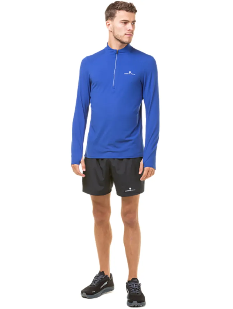 Ronhill Men's Core Thermal 1/2 Zip DrkCobalt/BrightWhite-2
